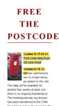 Mobile Screenshot of freethepostcode.org